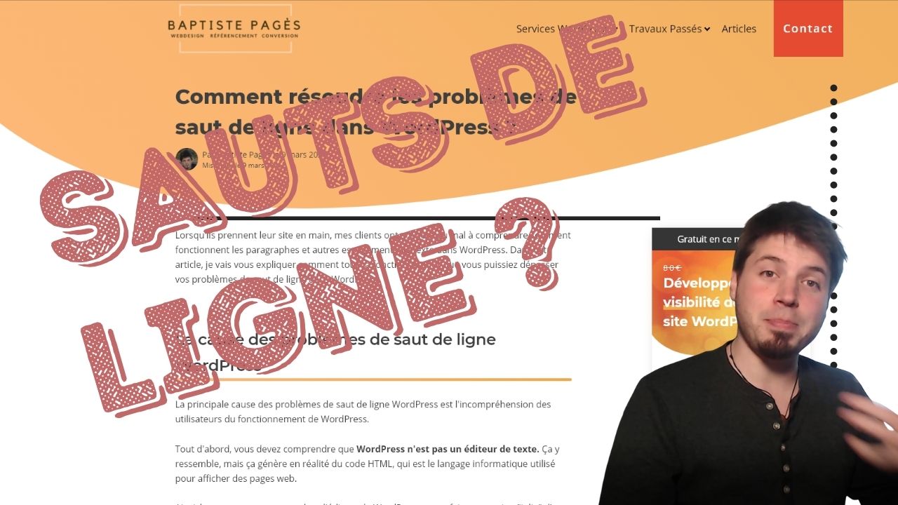 Comment résoudre les problèmes de saut de ligne dans WordPress Comment résoudre les problèmes de saut de ligne dans WordPress