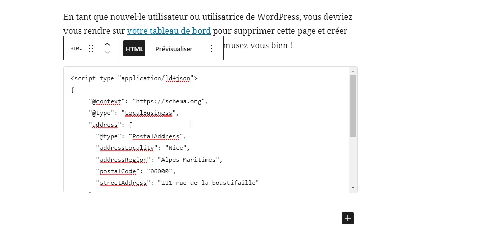 Voici comment ajouter des données structurées schema.org dans WordPress via l'éditeur Gutenberg.